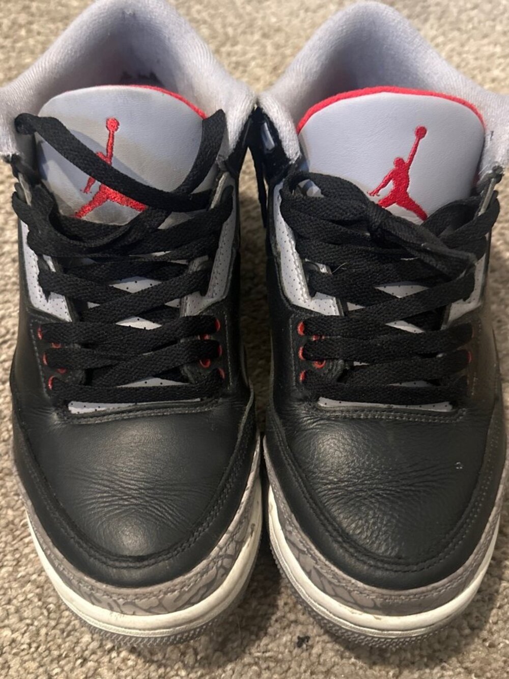 Jordan 3 Black Cement Size 8